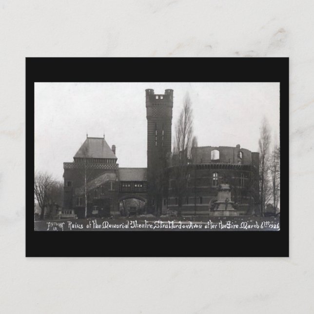 Ancienne carte postale - Ruines du Théat commémora (Devant)
