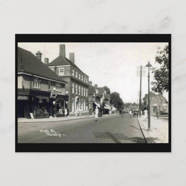 Ancienne carte postale - Ruislip, Londres (Devant)
