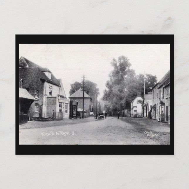Ancienne carte postale - Ruislip Village, Londres (Devant)