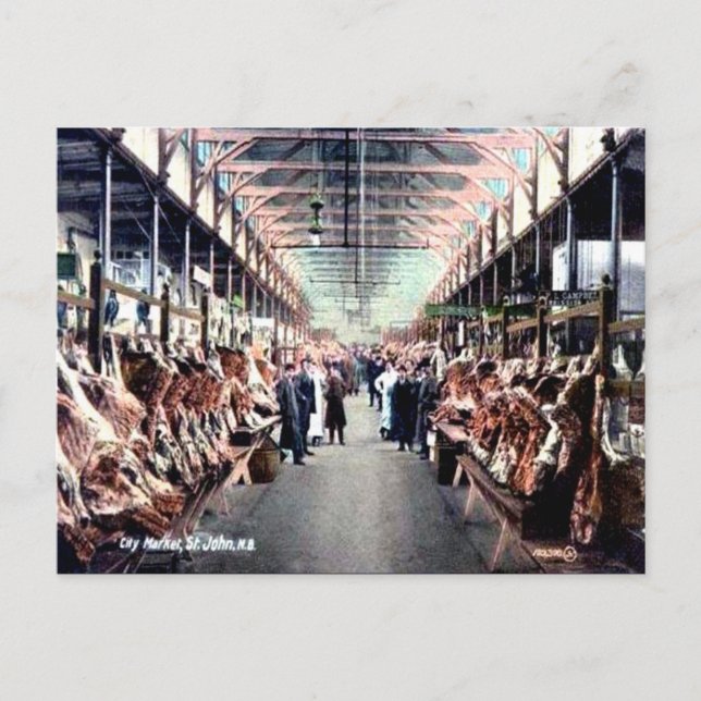 Ancienne carte postale - Saint John, Nouveau-Bruns (Devant)