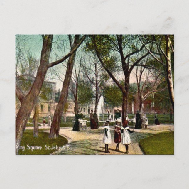 Ancienne carte postale - Saint John, Nouveau-Bruns (Devant)