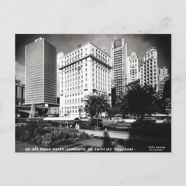 Ancienne carte postale - São Paulo, Brésil (Devant)