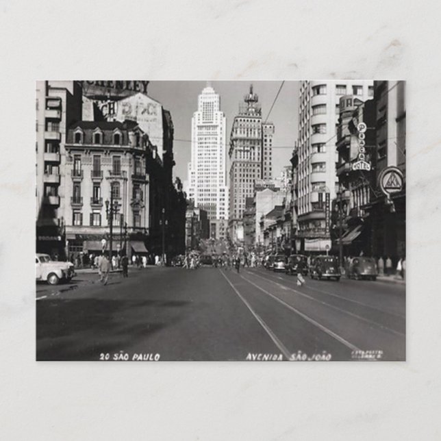 Ancienne carte postale - São Paulo, Brésil (Devant)