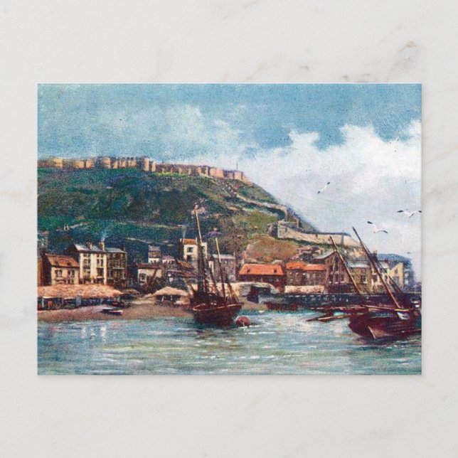 Ancienne carte postale - Scarborough, Yorkshire (Devant)