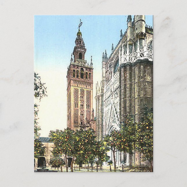 Ancienne carte postale - Séville, Espagne (Devant)