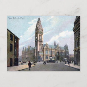Ancienne carte postale - Sheffield, Yorkshire