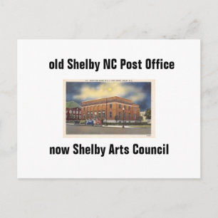 ancienne carte postale Shelby NC Post Office