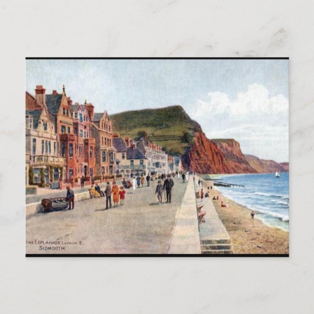 Ancienne carte postale - Sidmouth, Devon (Devant)