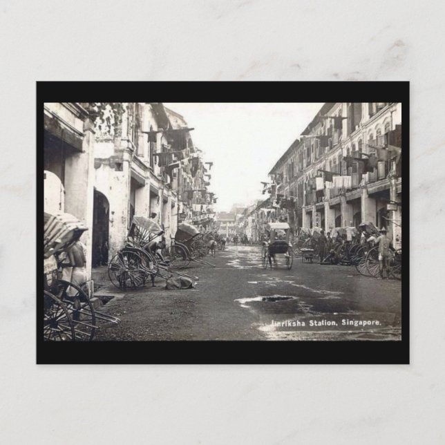 Ancienne carte postale - Singapour (Devant)