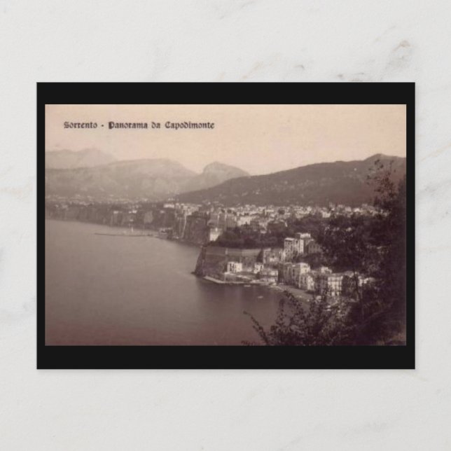 Ancienne carte postale - Sorrento, Italie (Devant)
