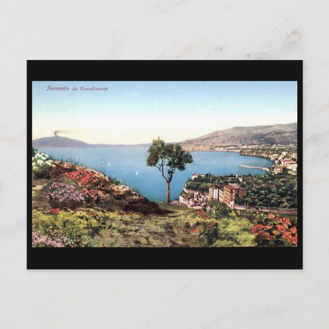 Ancienne carte postale - Sorrento, Italie (Devant)