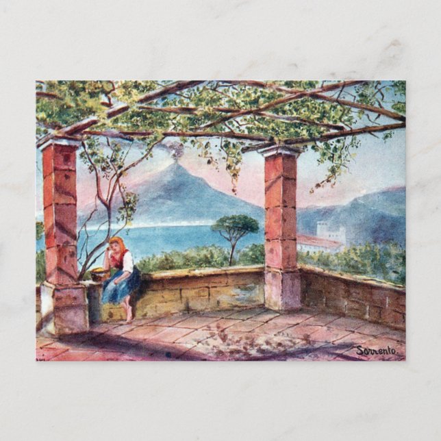 Ancienne carte postale - Sorrento, Italie (Devant)