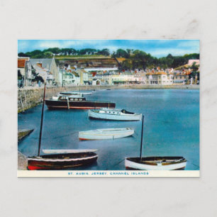 Ancienne carte postale - St Aubin, Jersey, Îles An