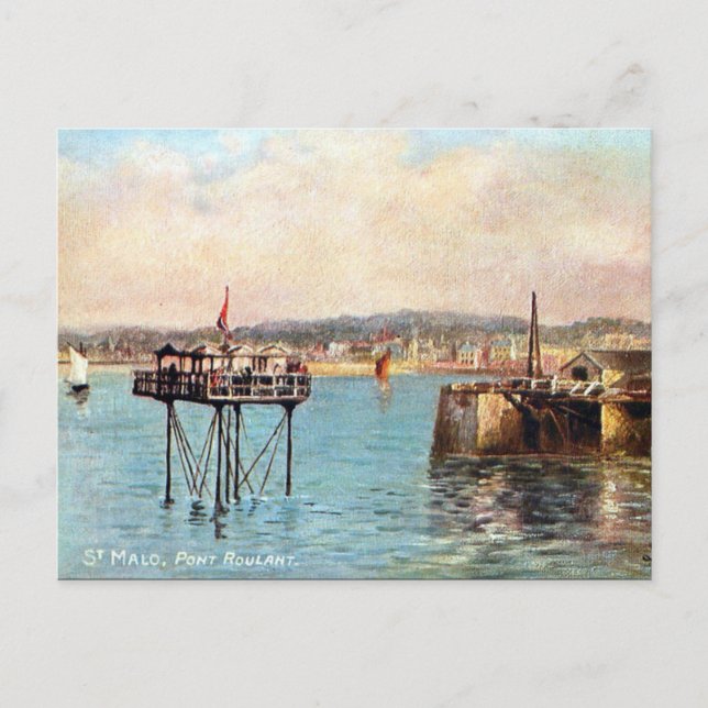 Ancienne carte postale - St Malo, France (Devant)
