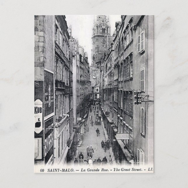 Ancienne carte postale - St Malo, Ille et Vilaine, (Devant)