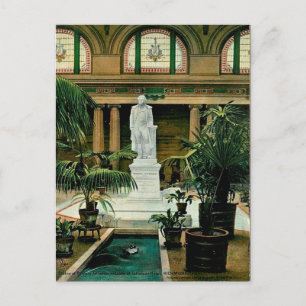 Ancienne carte postale - Statue de Thomas Jefferso