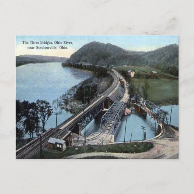 Ancienne carte postale - Steubenville, Ohio (Devant)