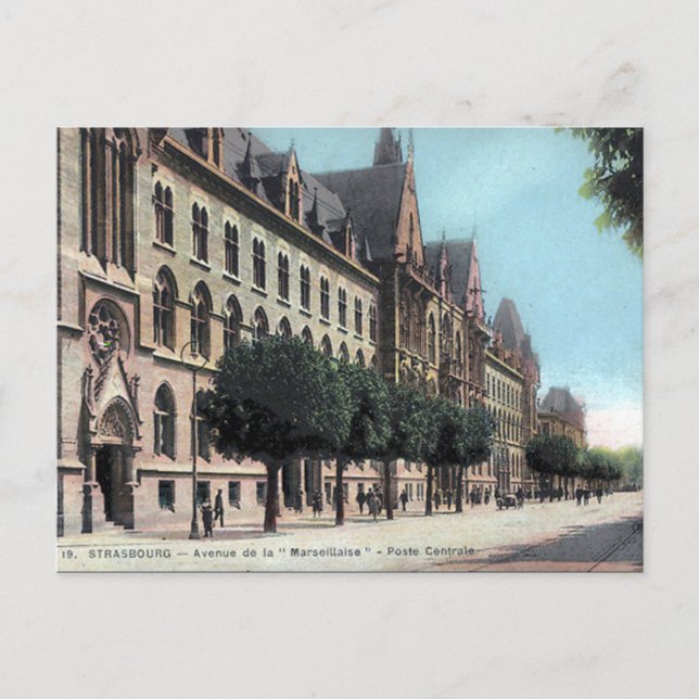 Ancienne carte postale - Strasbourg, France (Devant)