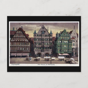 Ancienne carte postale - Stuttgart, Allemagne