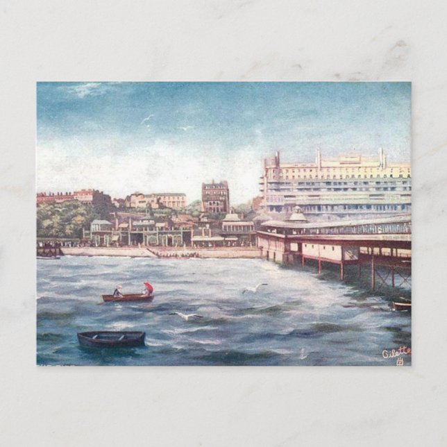 Ancienne carte postale - Sud-en-mer (Devant)