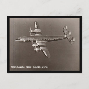 Ancienne carte postale - Super Constellation