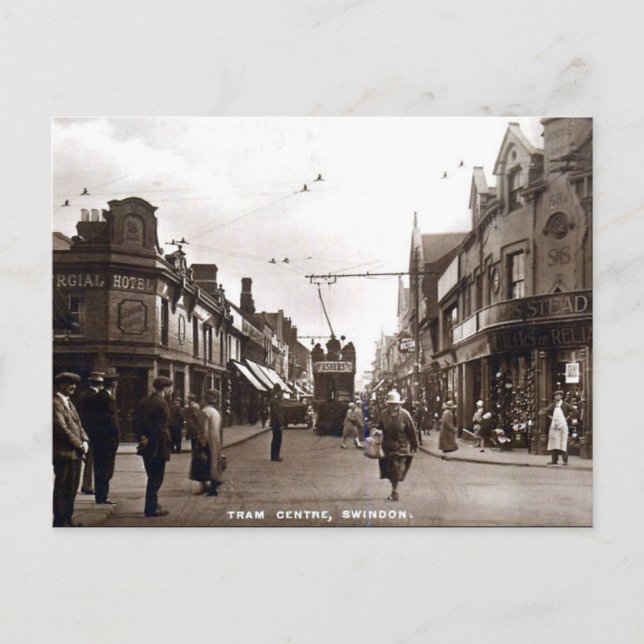 Ancienne carte postale - Swindon, Wiltshire (Devant)