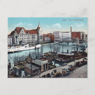 Ancienne carte postale - Szczecin, Pologne