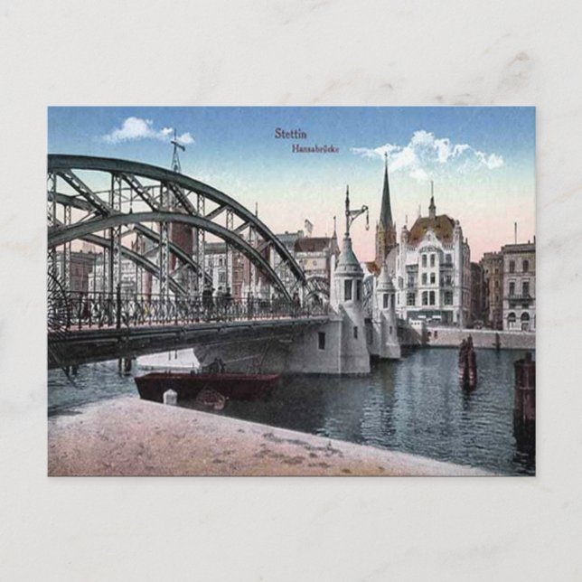 Ancienne carte postale - Szczecin/Stettin, Pologne (Devant)