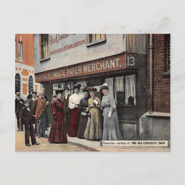 Ancienne carte postale - "The Old Curiosity Shop" (Devant)