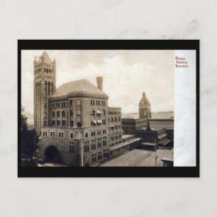 Ancienne carte postale - Toronto, Union Station