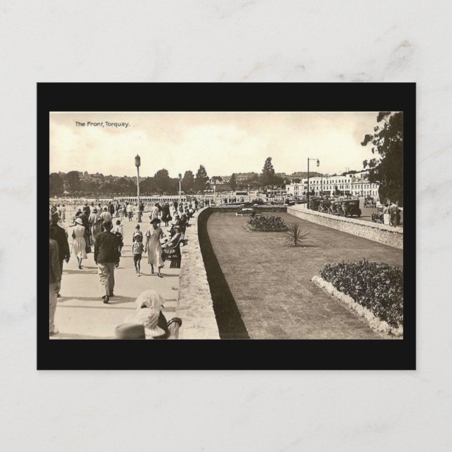 Ancienne carte postale - Torquay, Devon (Devant)