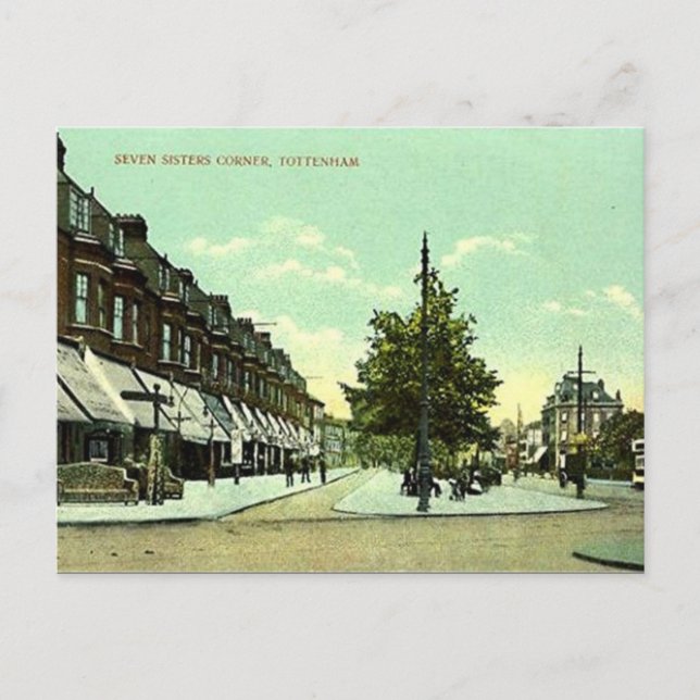 Ancienne carte postale - Tottenham, Londres (Devant)