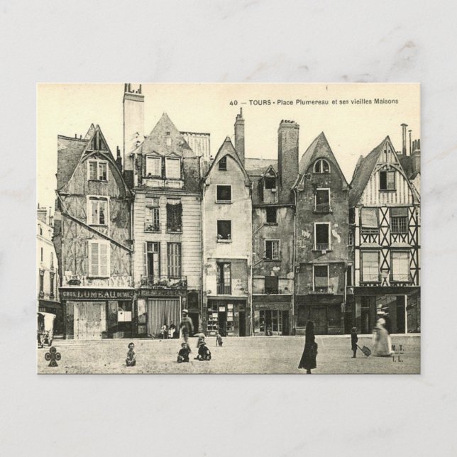 Ancienne carte postale - Tours, Indre et Loire (Devant)