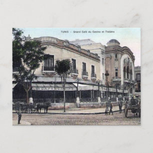 Ancienne carte postale - Tunis, Tunisie