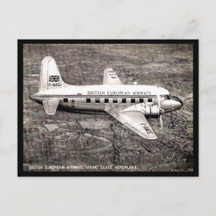 Ancienne carte postale - Un BEA "Viking"