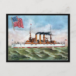 Ancienne carte postale - US Battleship "Georgia"