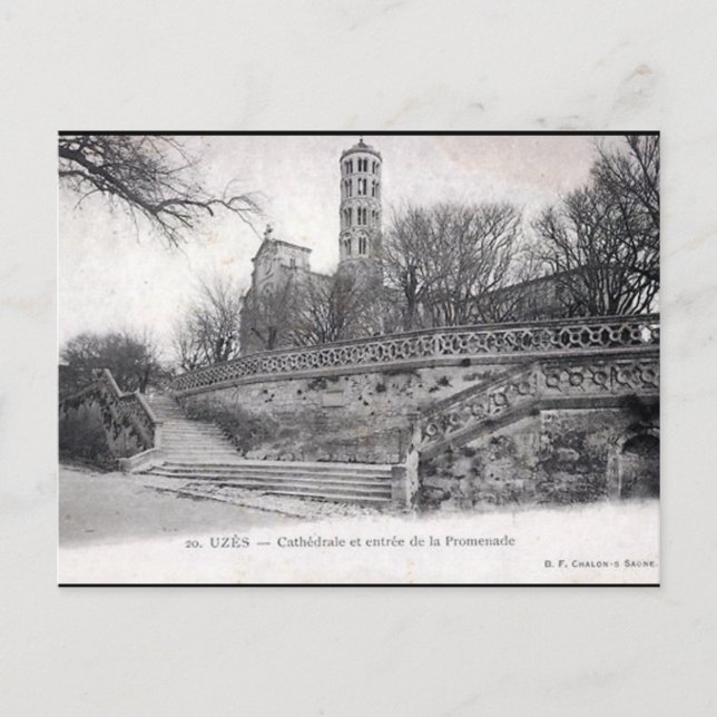 Ancienne carte postale - Uzès, Gard, France (Devant)