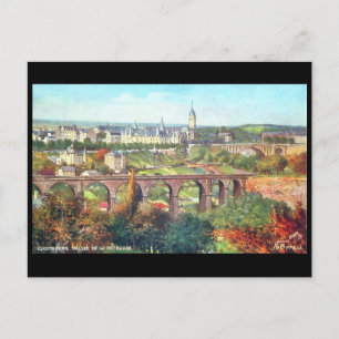 Ancienne carte postale - Vallée de la Petrusse, Lu