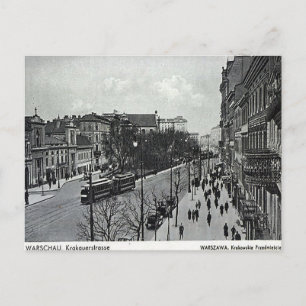Ancienne carte postale - Varsovie, Pologne