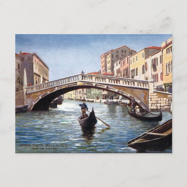 Ancienne carte postale - Venise, Italie (Devant)