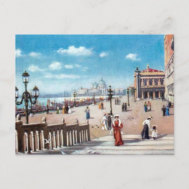 Ancienne carte postale - Venise, Italie (Devant)