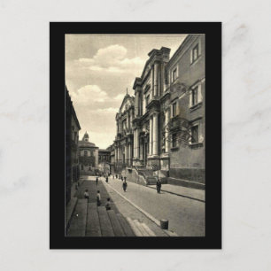 Ancienne Carte Postale, Via Crociferi, Catane, Sic