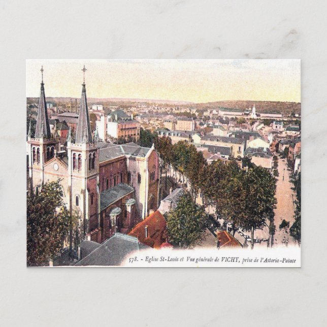 Ancienne carte postale - Vichy, Allier, France (Devant)