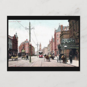 Ancienne carte postale - Victoria St, Belfast