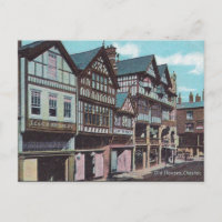 Ancienne carte postale - Vieilles maisons, Chester