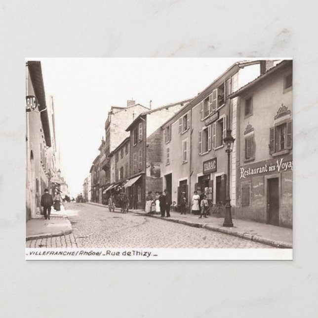 Ancienne carte postale - Villefranche-sur-Saone, R (Devant)