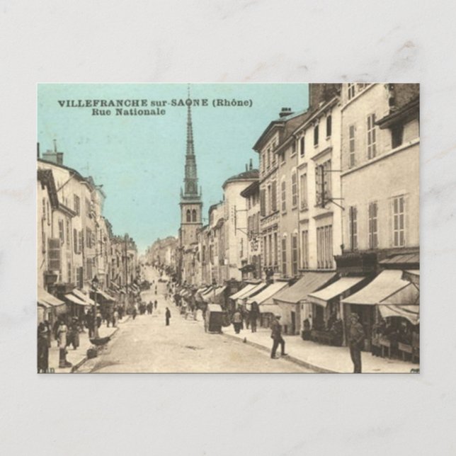 Ancienne carte postale - Villefranche-sur-Saone, R (Devant)