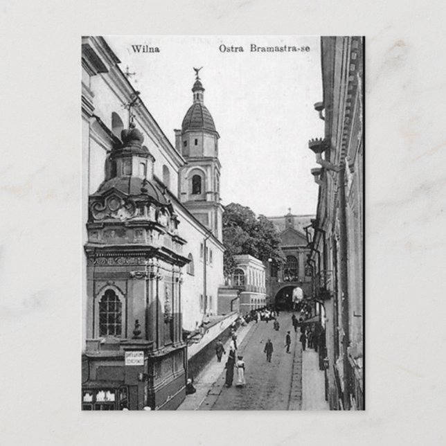 Ancienne carte postale - Vilnius, Lituanie (Devant)