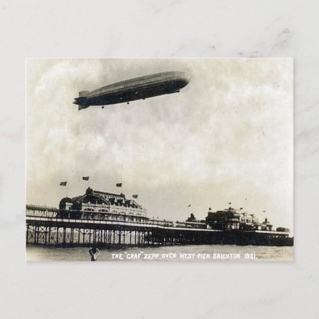 Ancienne carte postale - West Pier, Brighton (Devant)