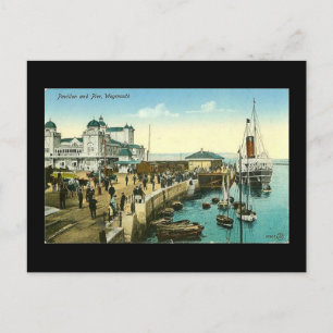 Ancienne carte postale, Weymouth, Dorset, en 1908